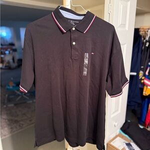 Tommy Hilfiger Polo Shirt with Red and White Accents